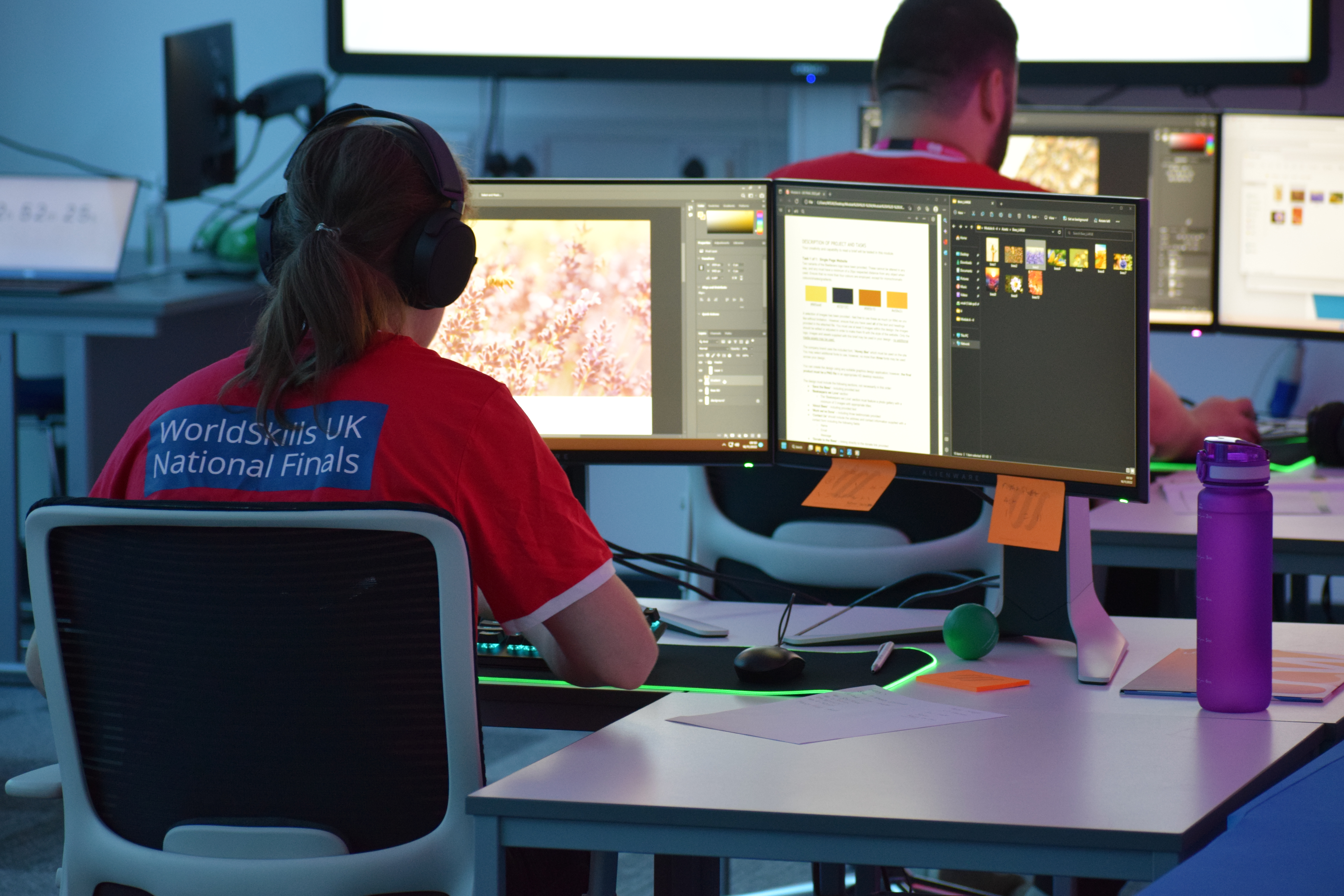 Learners competing at WorldSkills Final