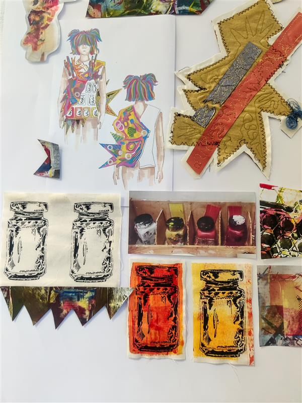 Artwork created by Weston College student
