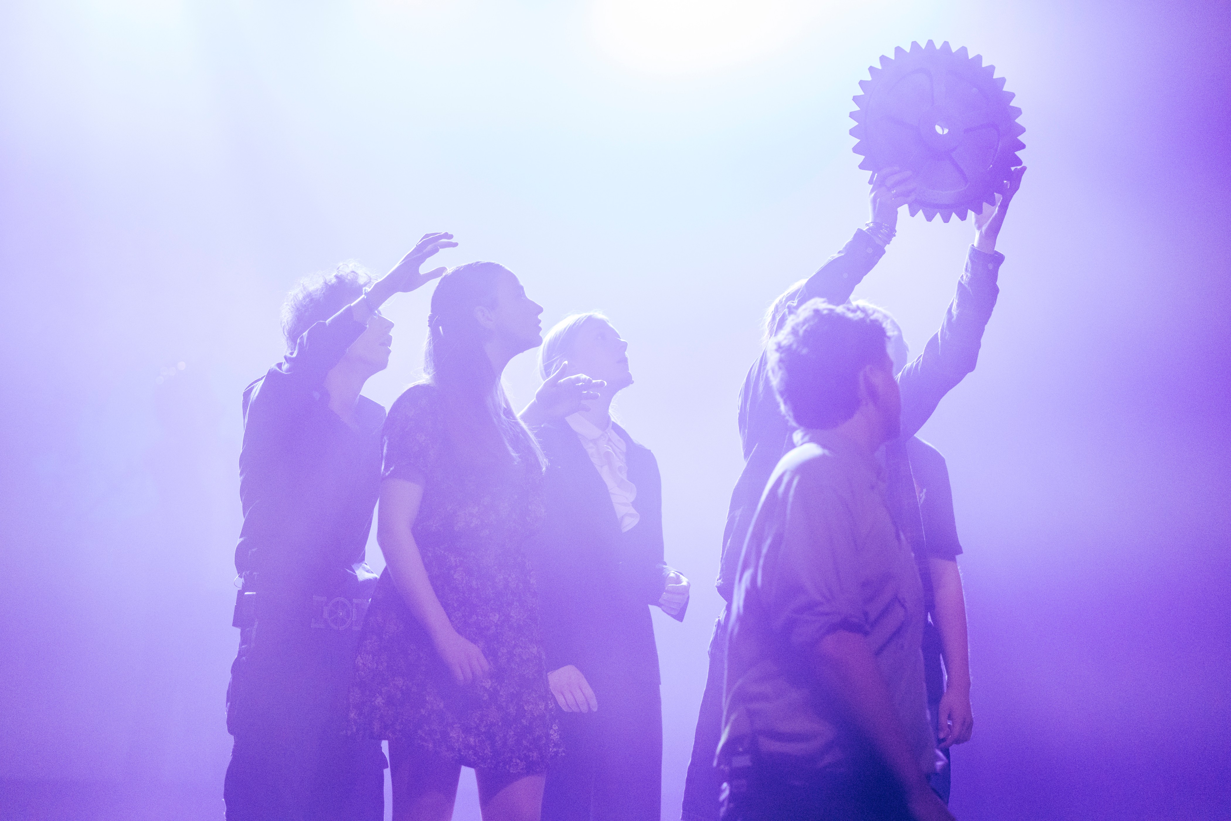 Reaching to the sky from the dress rehearsal