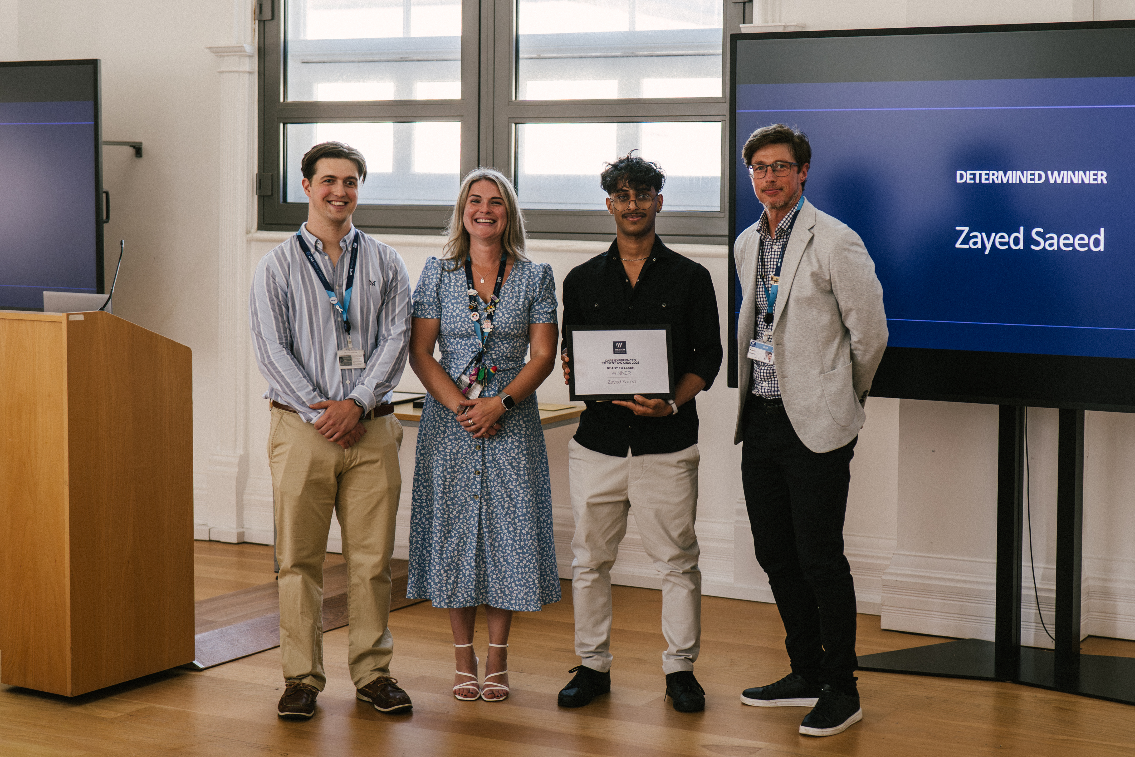 Weston College Celebrates Success at Care Experienced Awards 2026 