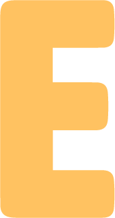 the letter E