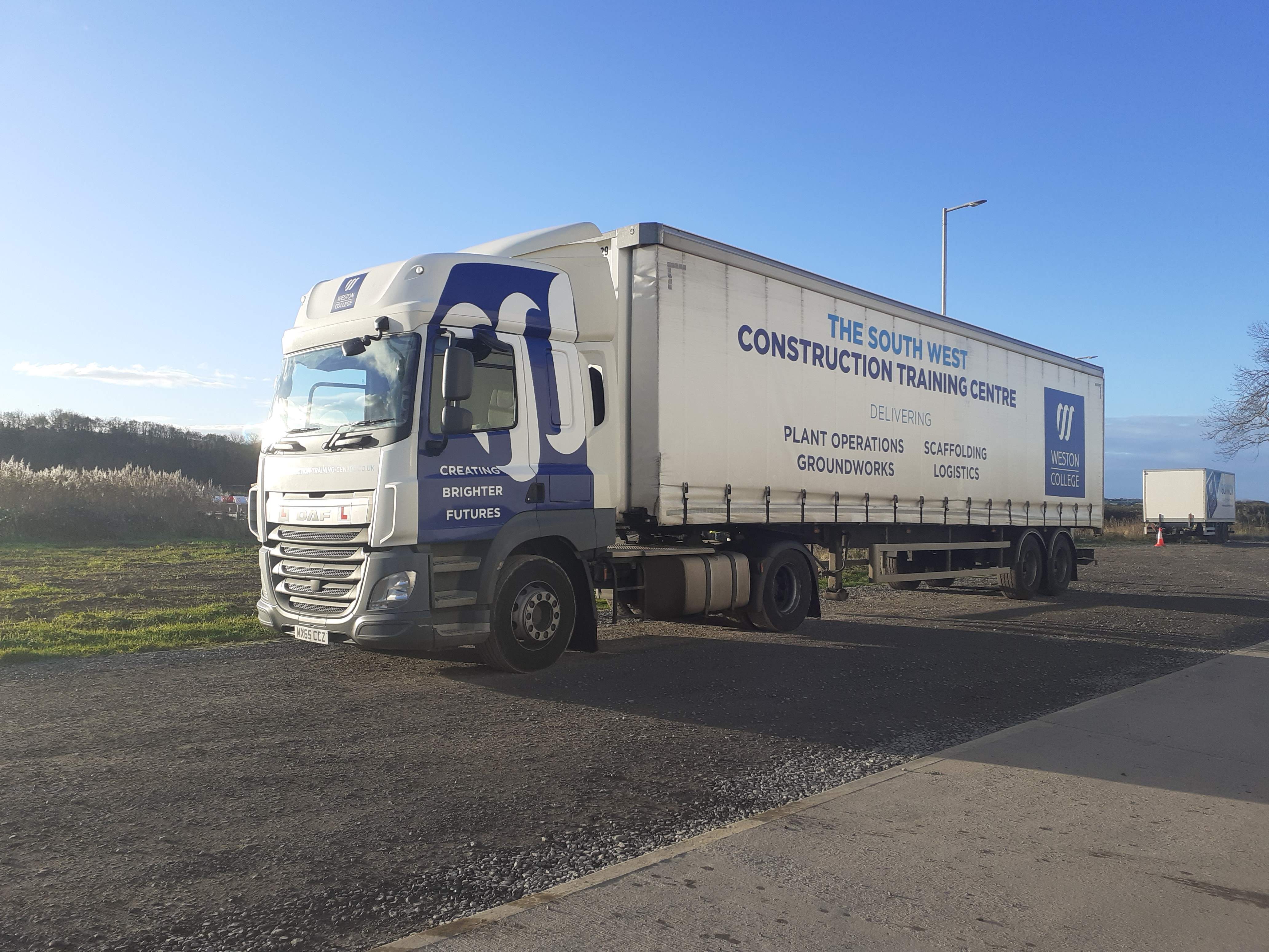 Lorry parked up