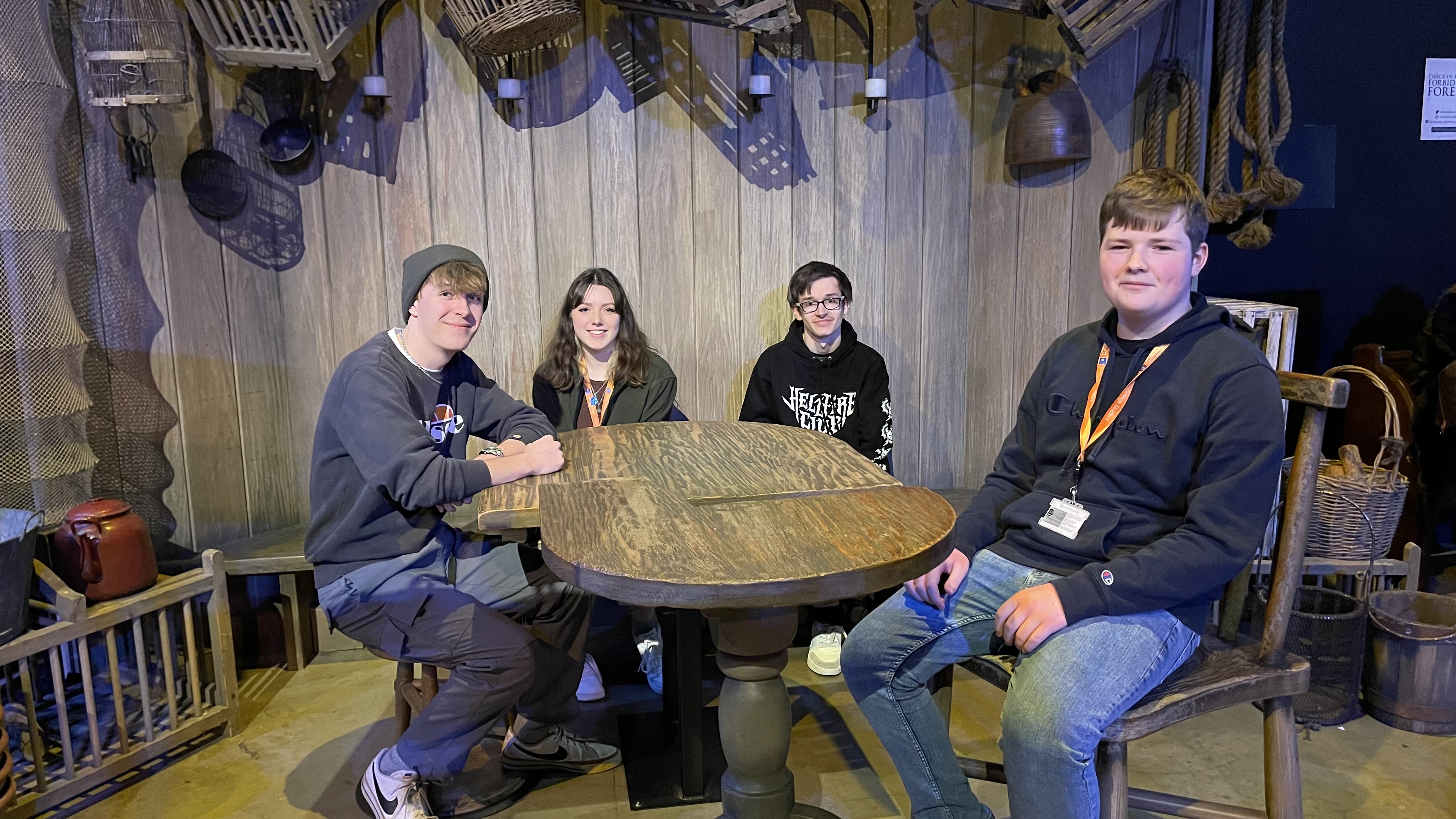 Weston College A Level Media trip to Harry Potter Studios