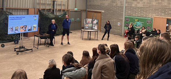 Guest talk taking place at Puxton Park