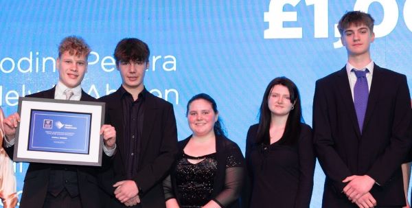 Weston Hospicecare team holding award