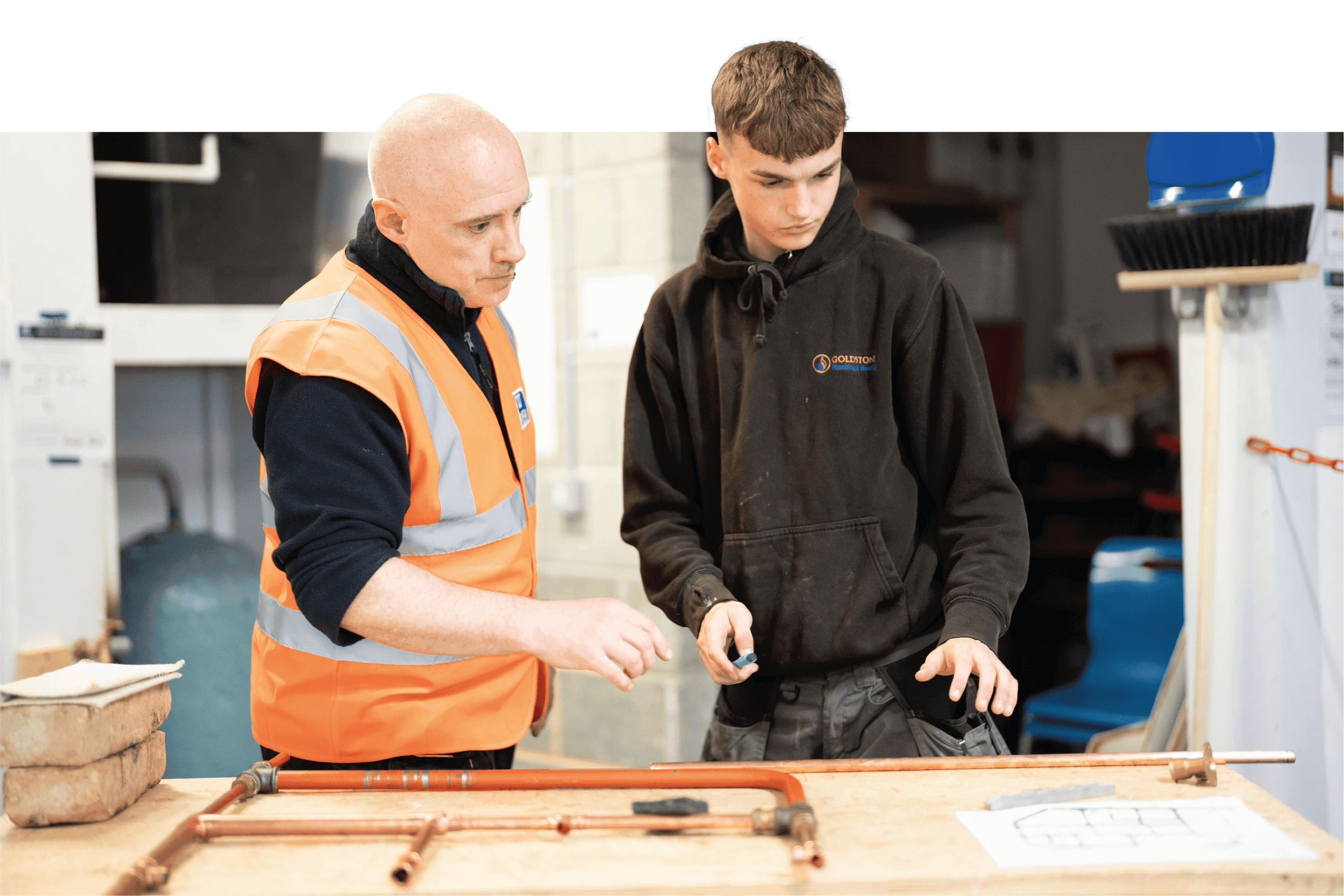 student and teacher plumbing