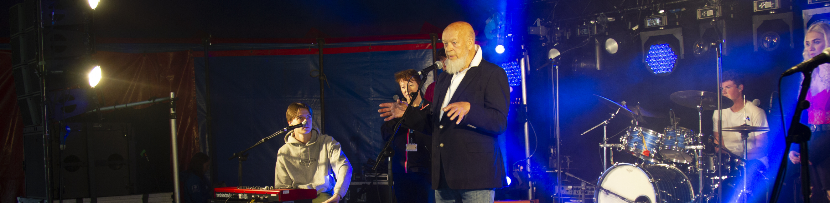 Glastonbury founder, Michael Eavis, opens College’s Creative Arts Festival