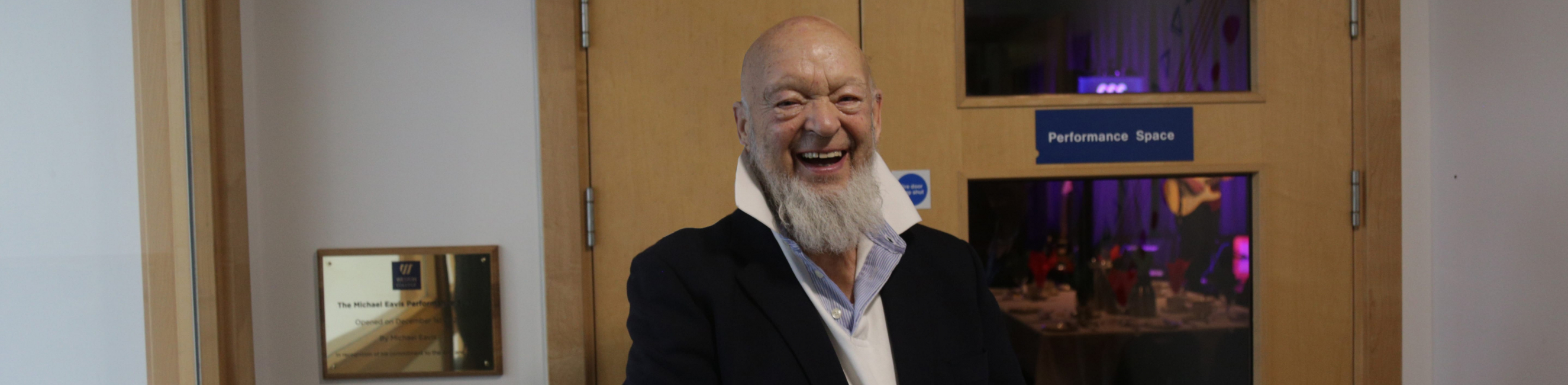 Michael Eavis at Weston College