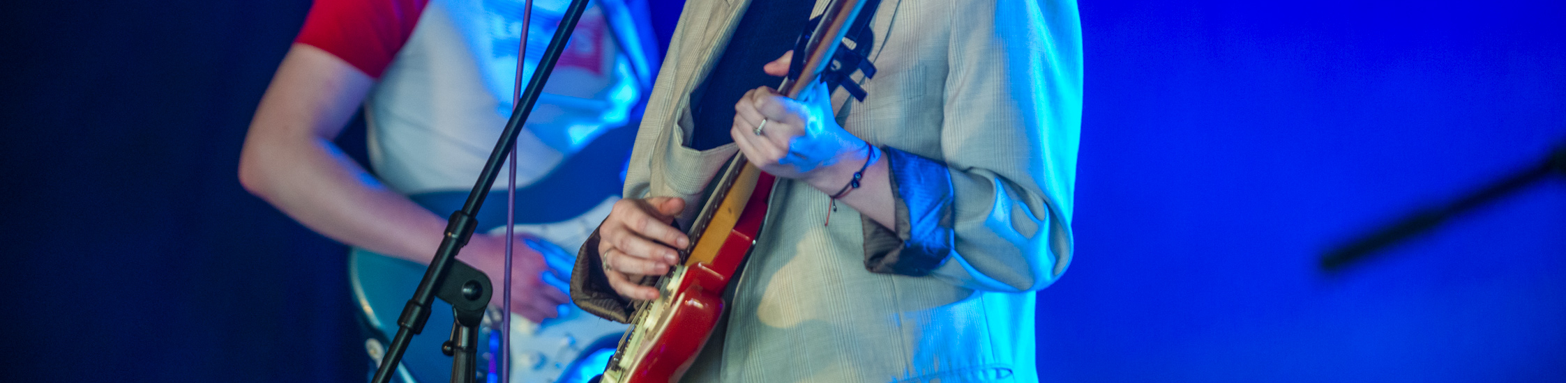 Music students performing live