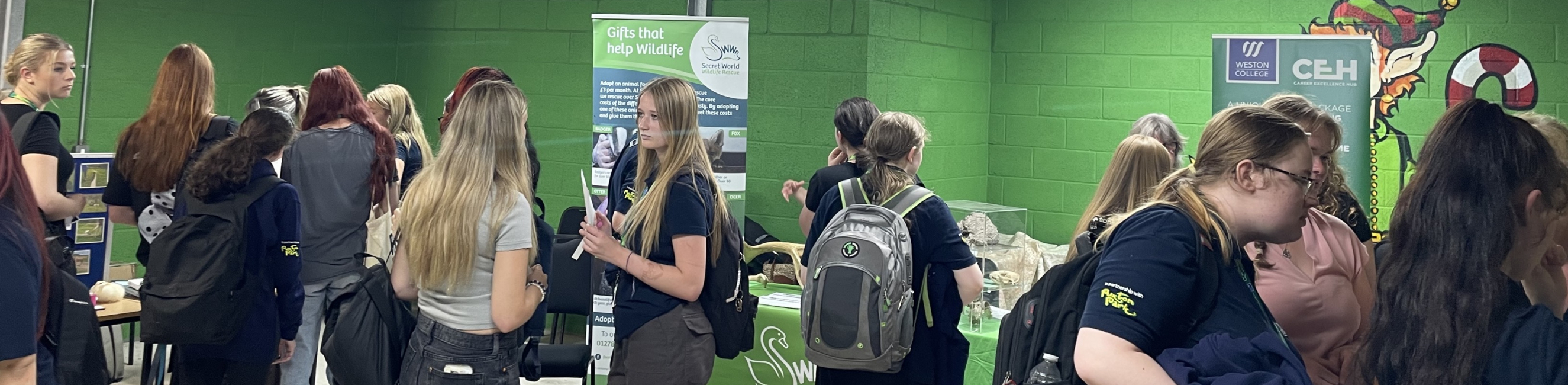 learners at animal management careers morning