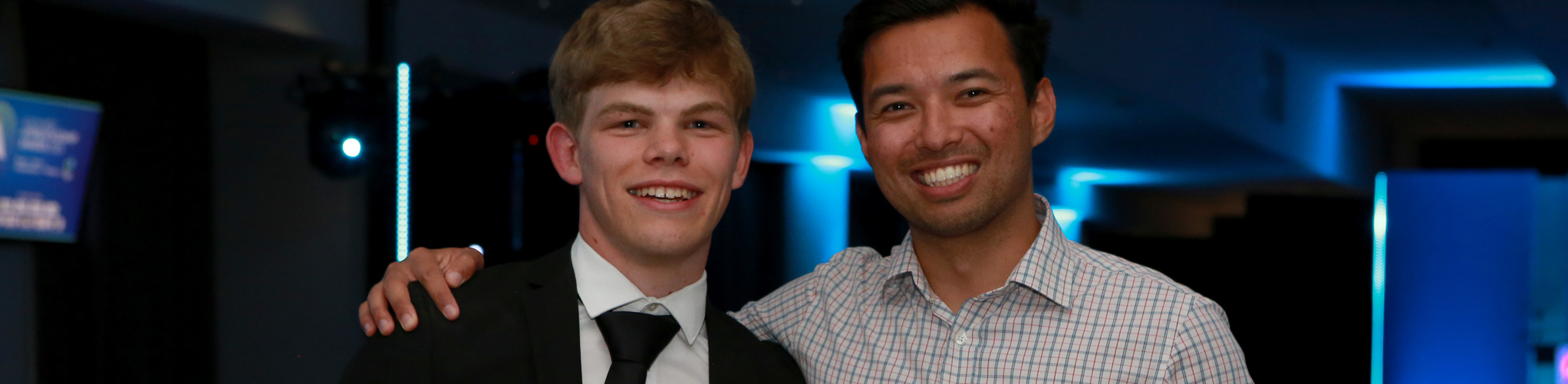 George Skuse at Apprenticeship awards