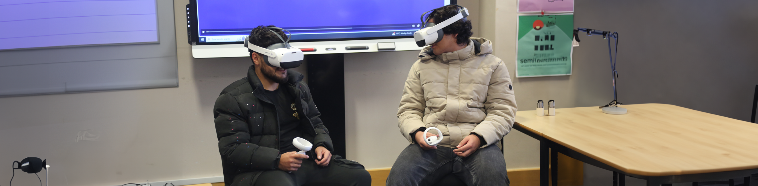 Learners enjoying the VR experience