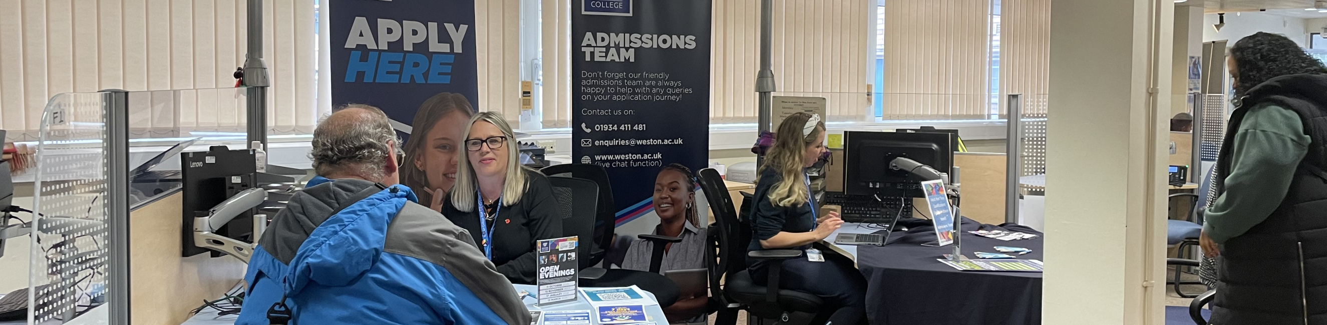 visitors in job centre 