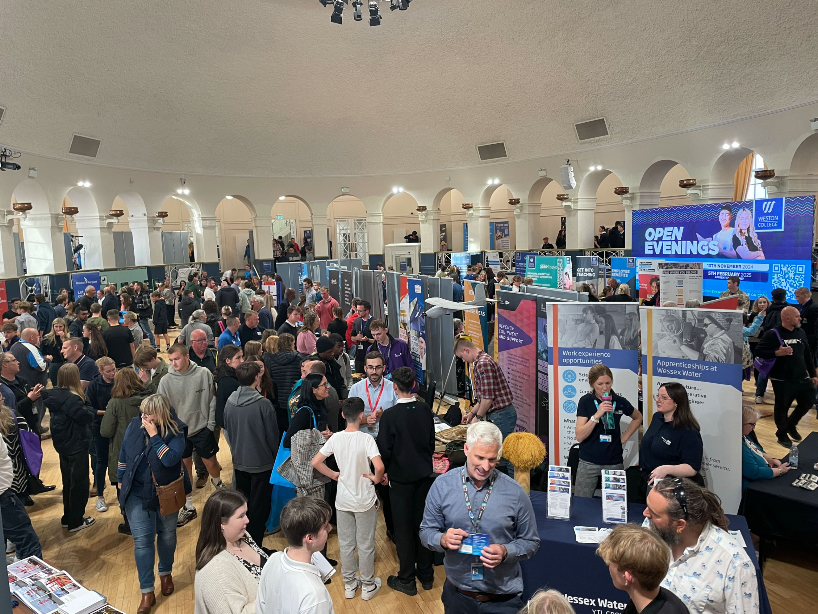 What Next event in flow, people talking to each other about career opportunities