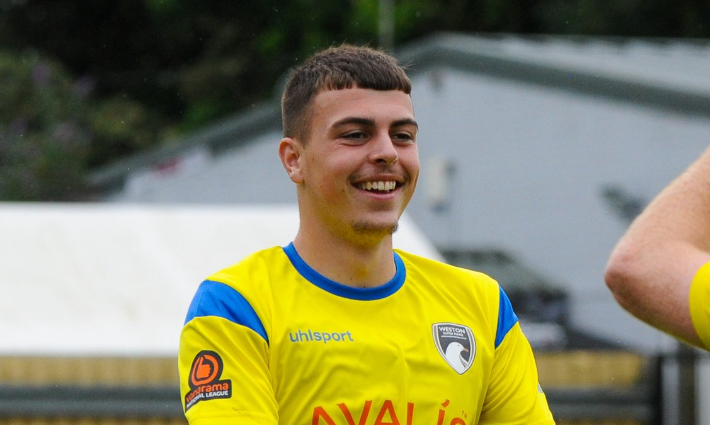 Ryan celebrating a goal for WSMAFC