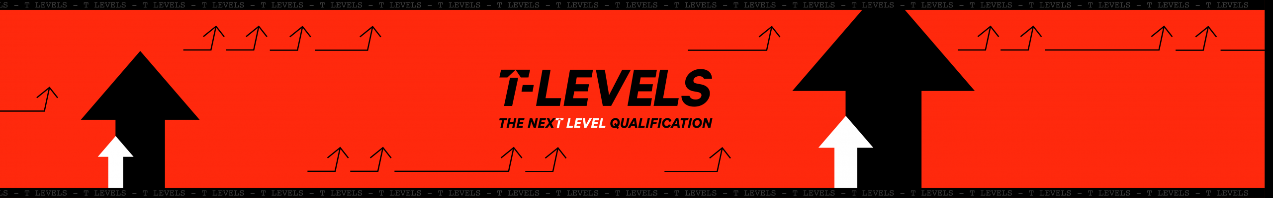t levels red and black banner