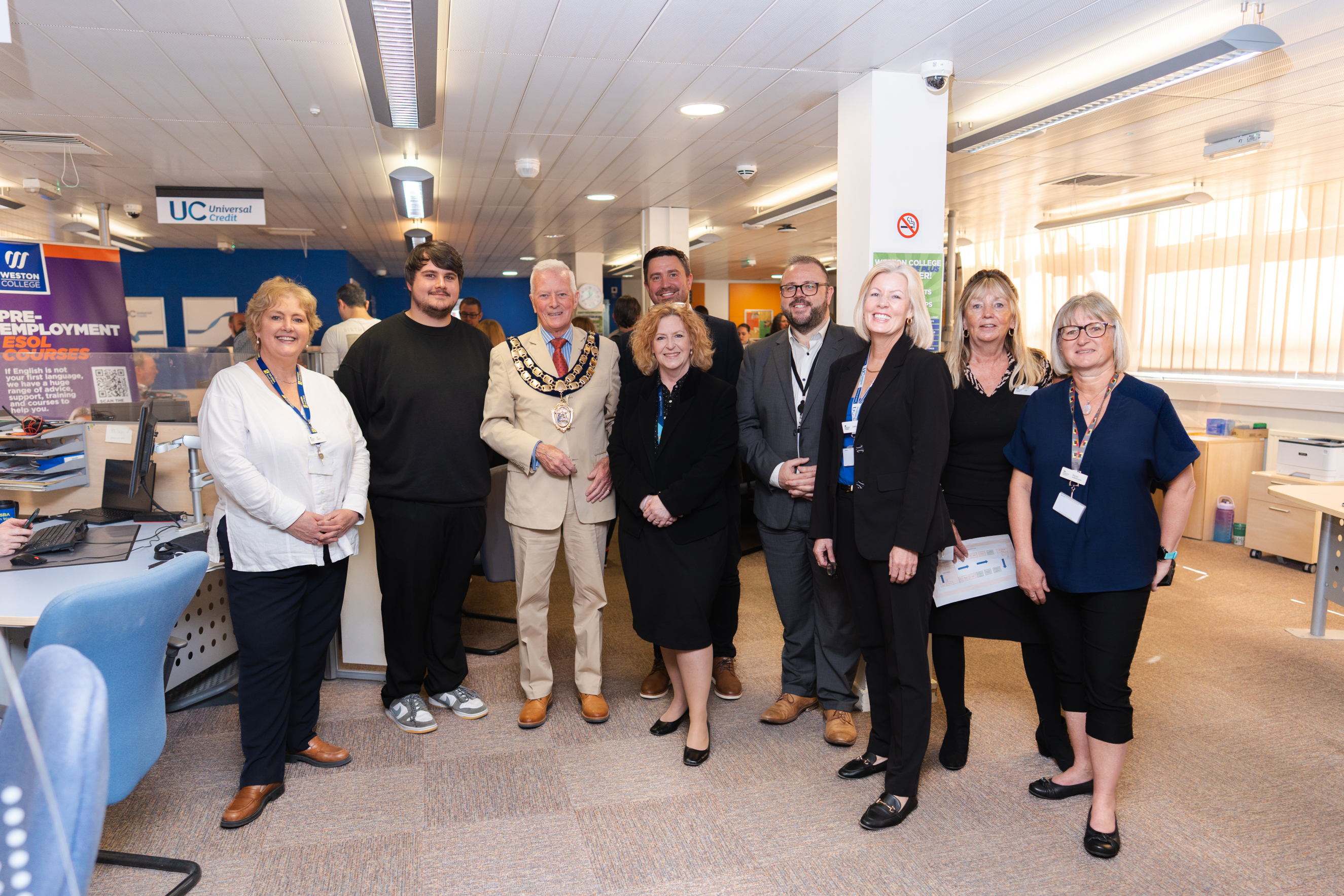 Weston College Staff and DWP