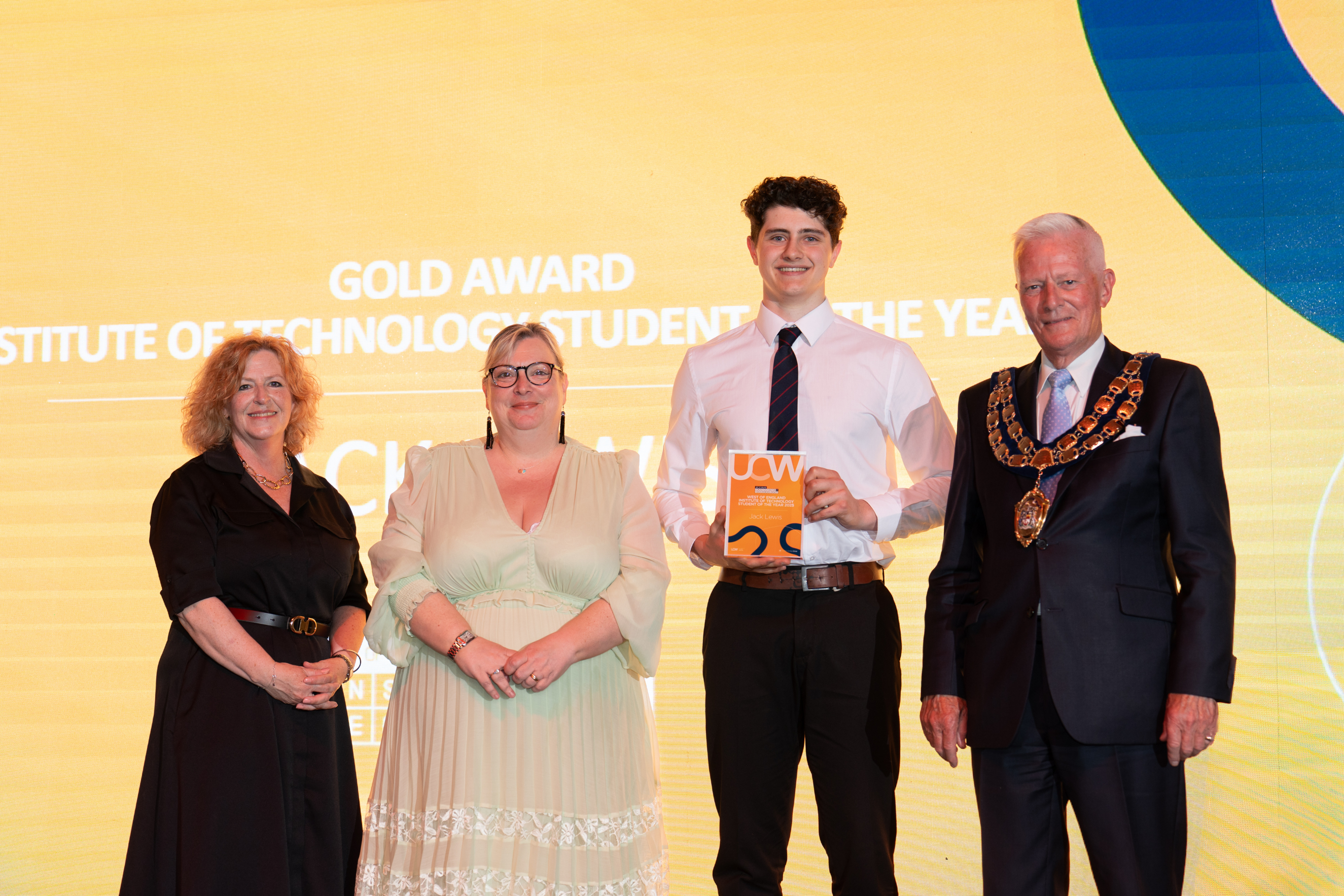 Jack Winning an Award at UCW Awards