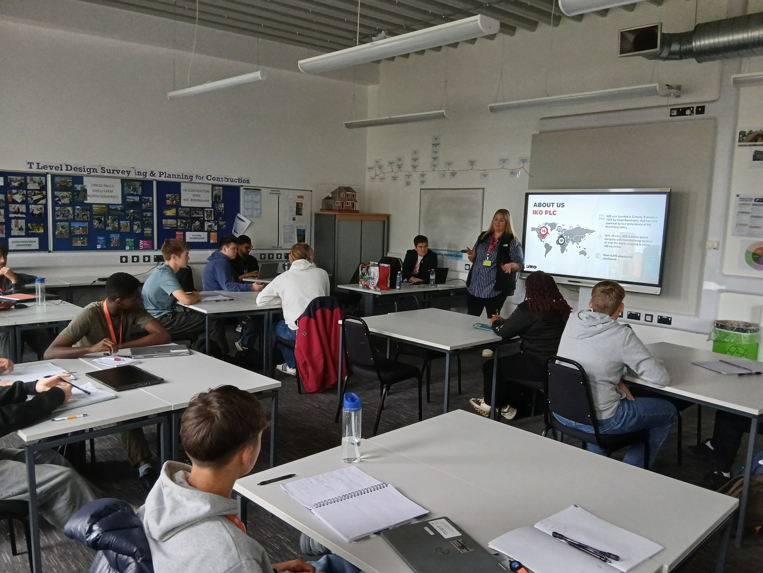 IKO Group delivering a guest lecture to our students