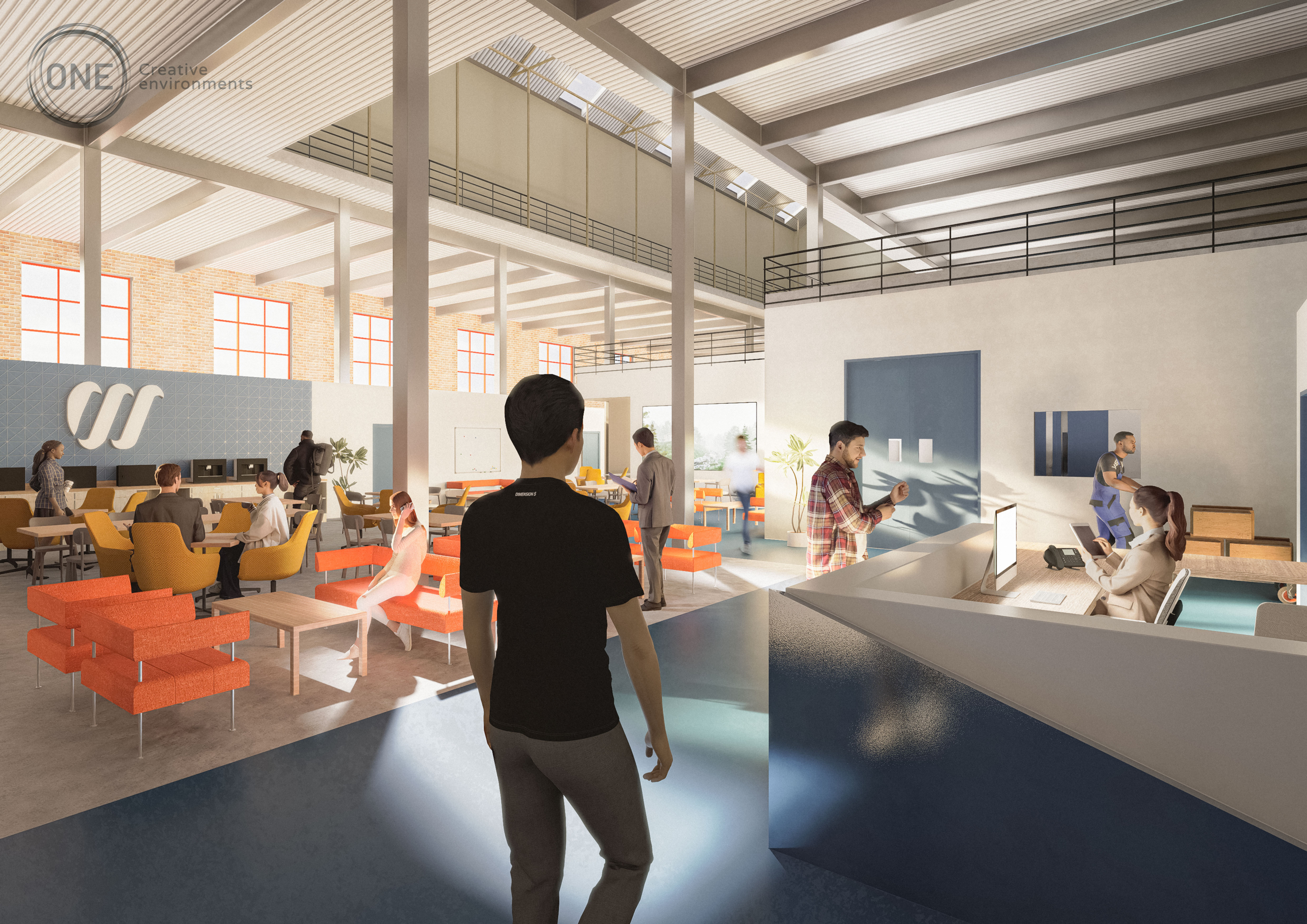 Concept art for main reception