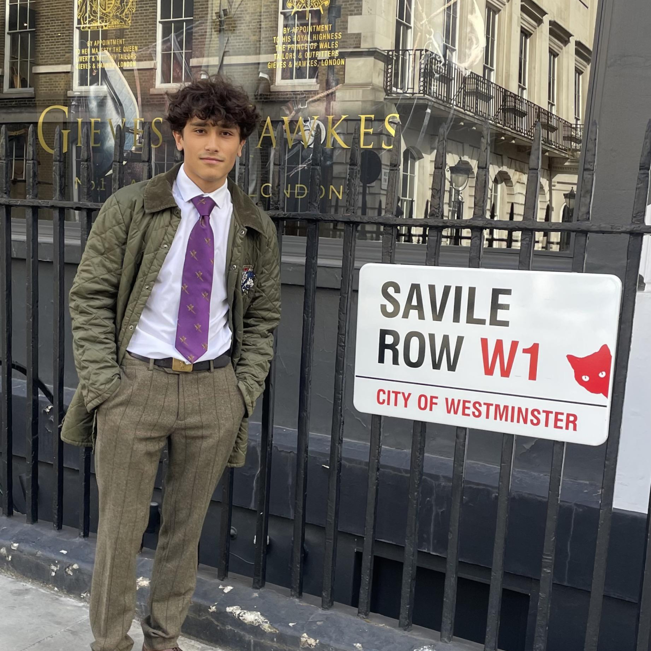 Fashion and Textiles learner Work Experience at Prestigious Anderson & Sheppard on Savile Row 