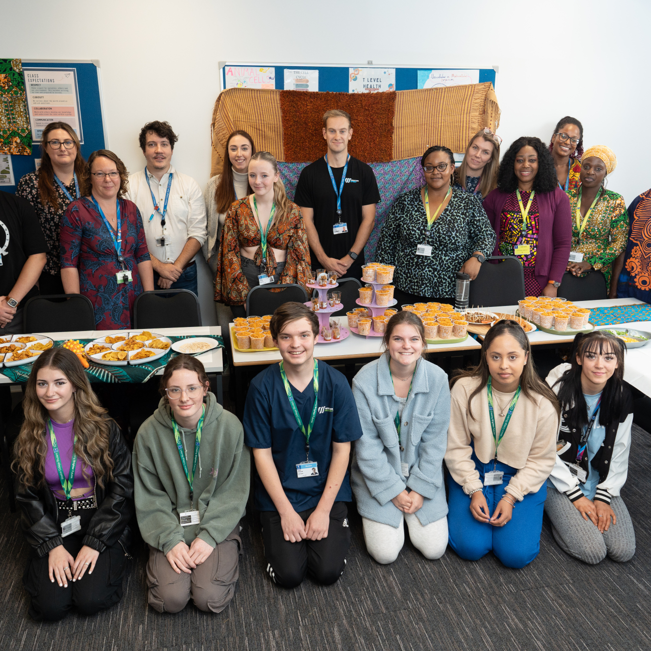 Learners and guest speakers for Black History Month