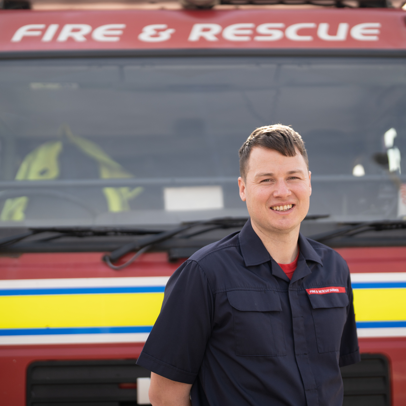 adult learner upskilling with avon fire and rescue