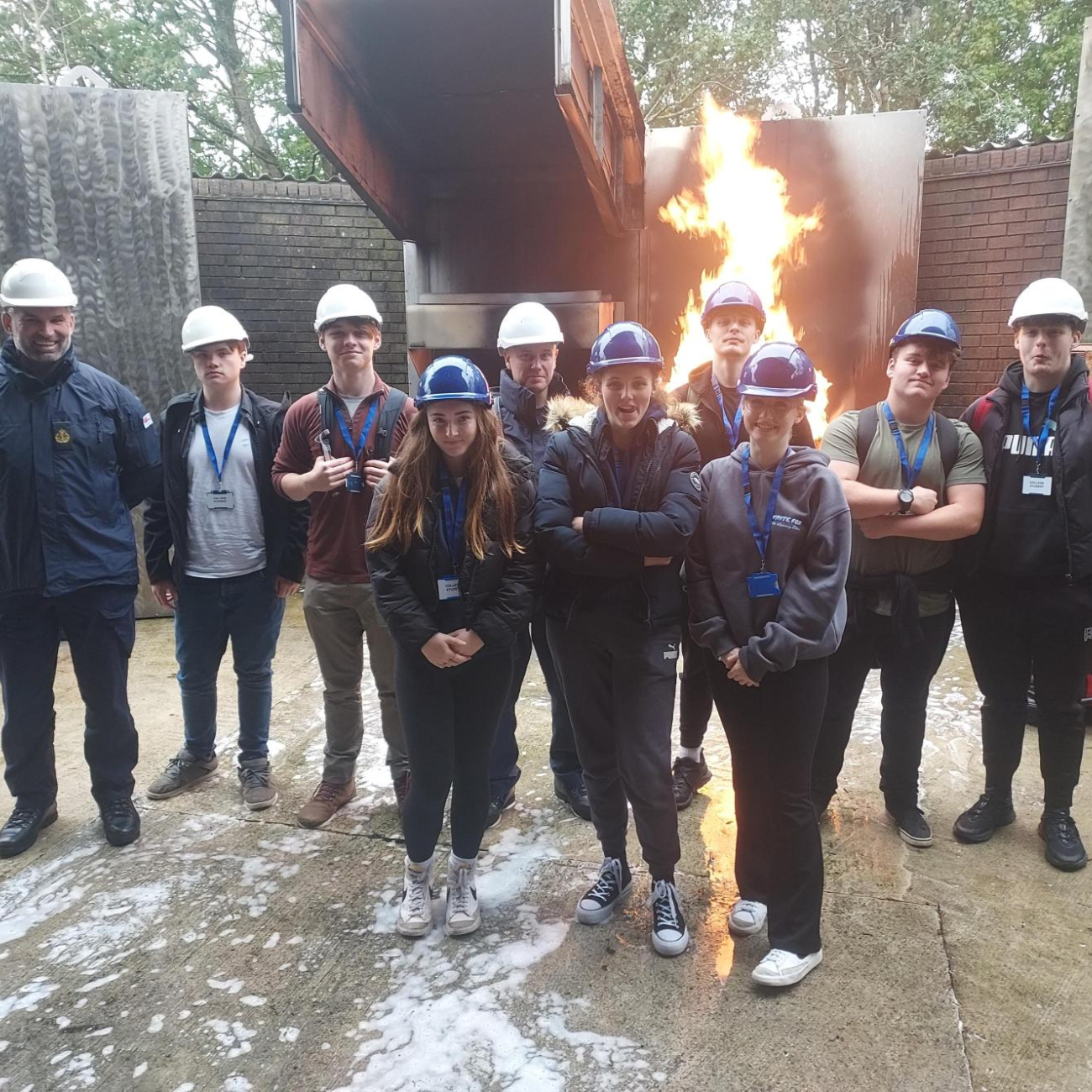 Students at HMS Raleigh