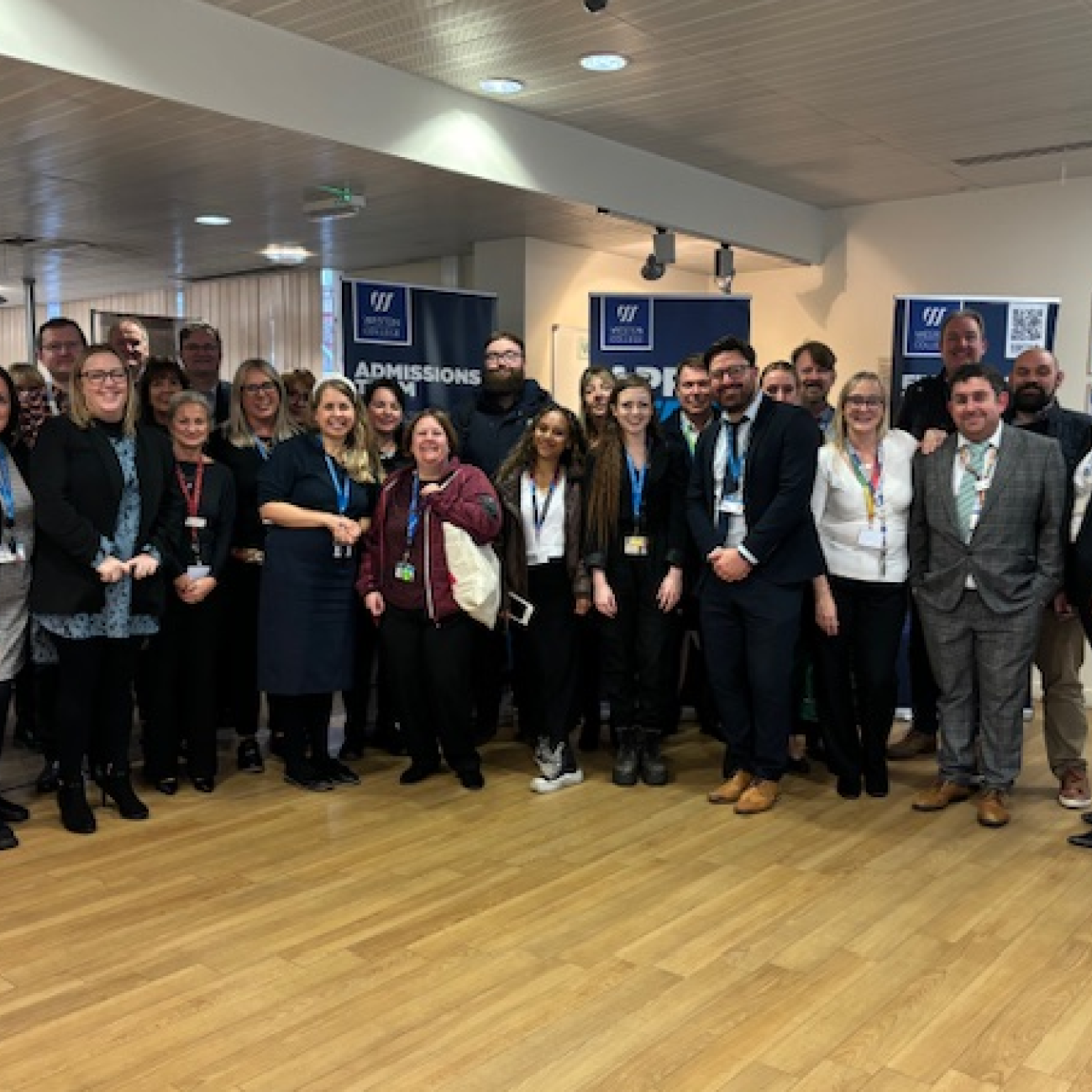 Group picture of staff in Job Centre plus