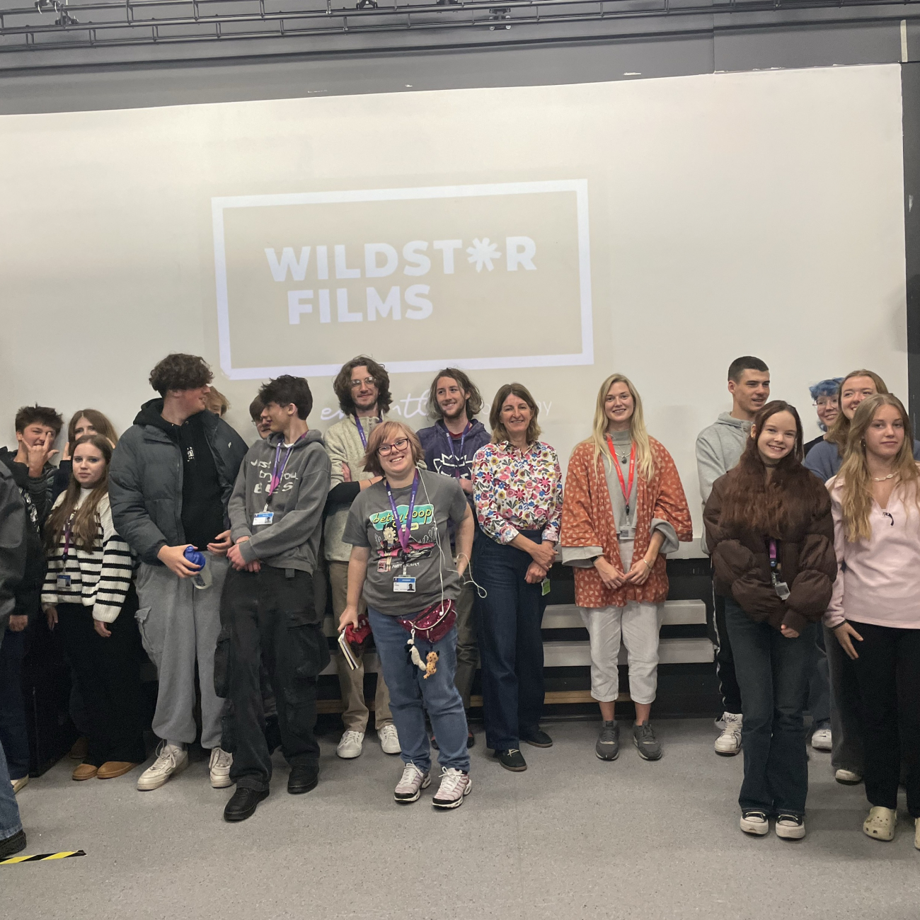 Wildstar Films Visiting Our Level 3 TV, Film & Creative Production students