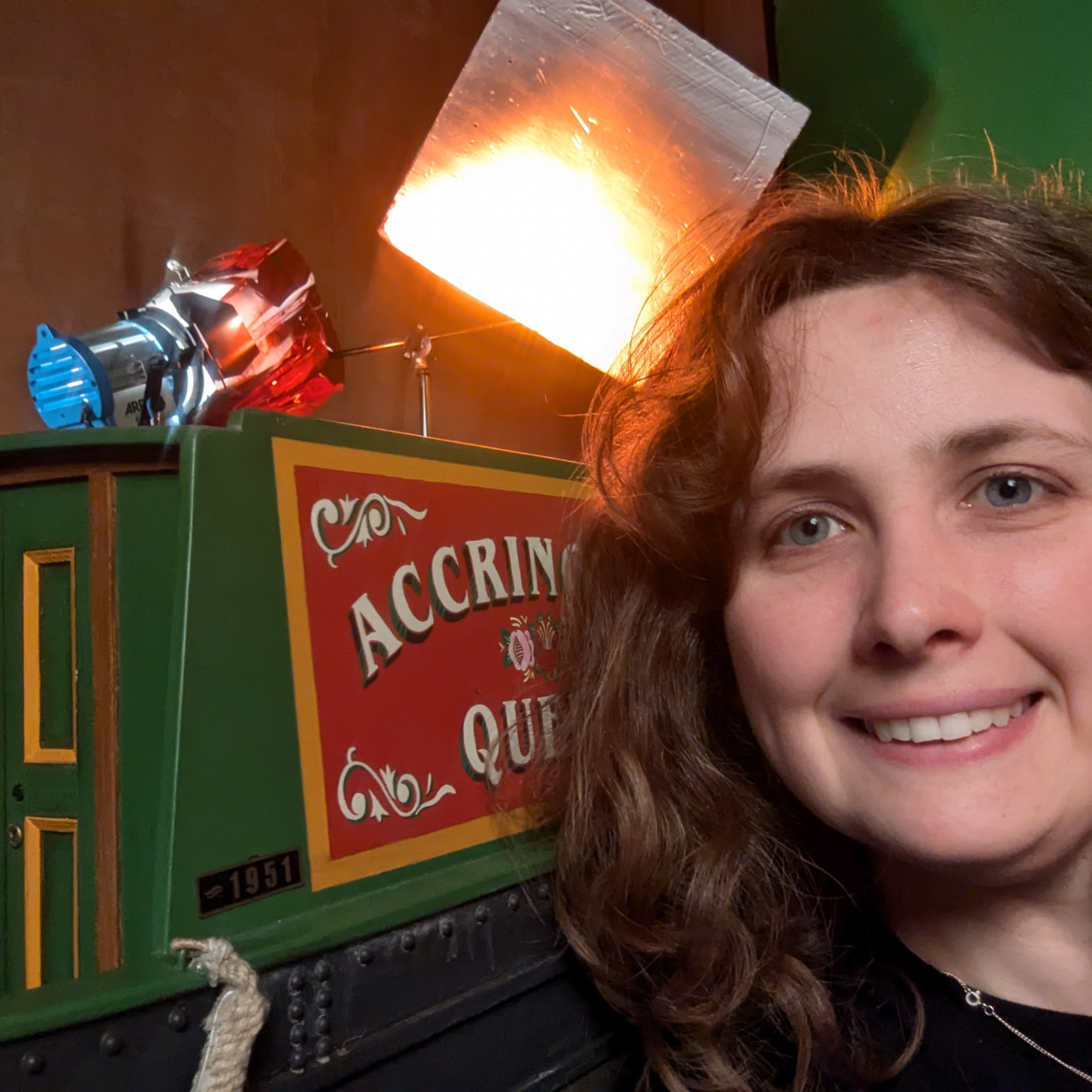 Lily working at Aardman Animation