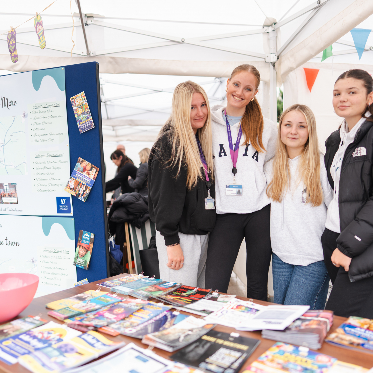 Business Students at their Curriculum Gazebo