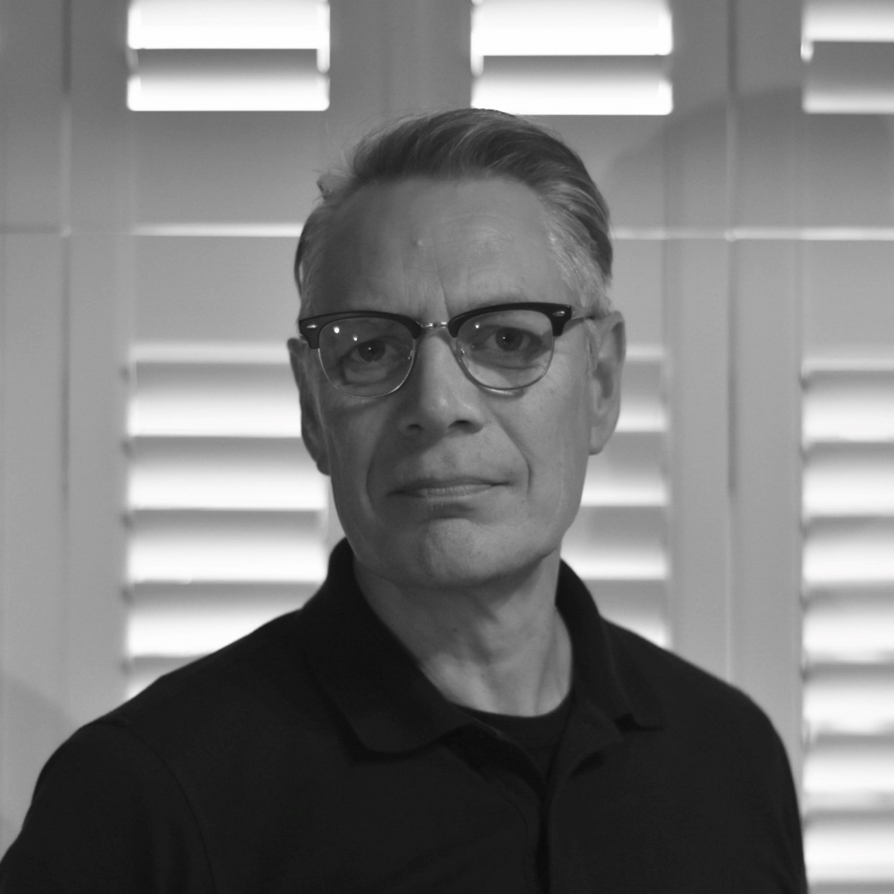 Steve Mostyn staring at the camera