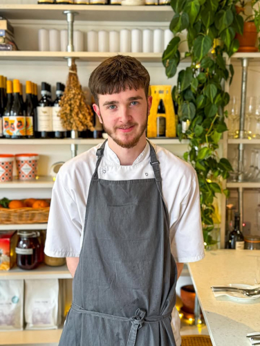 Hospitality and Catering Apprentice, Ewan, at COR restaurant
