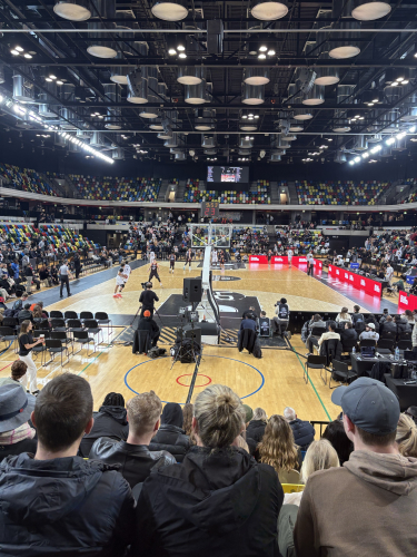 London Lions versus Manchester basketball match