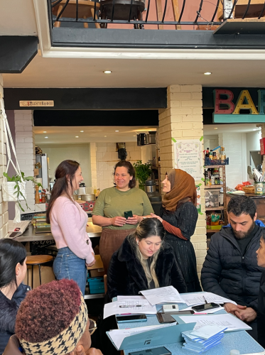 ESOL learners using card machine