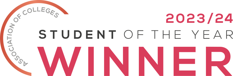 Association of Colleges 2023 / 2024 Student of the Year Winner