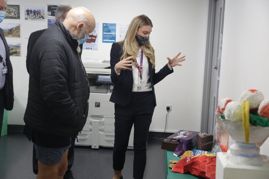 Michael Eavis opening performance suite in weston college music department