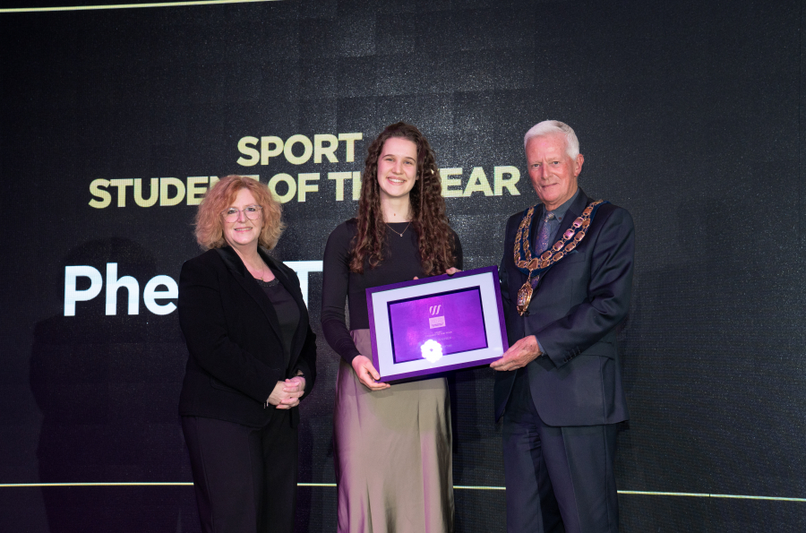 Phebe collecting award