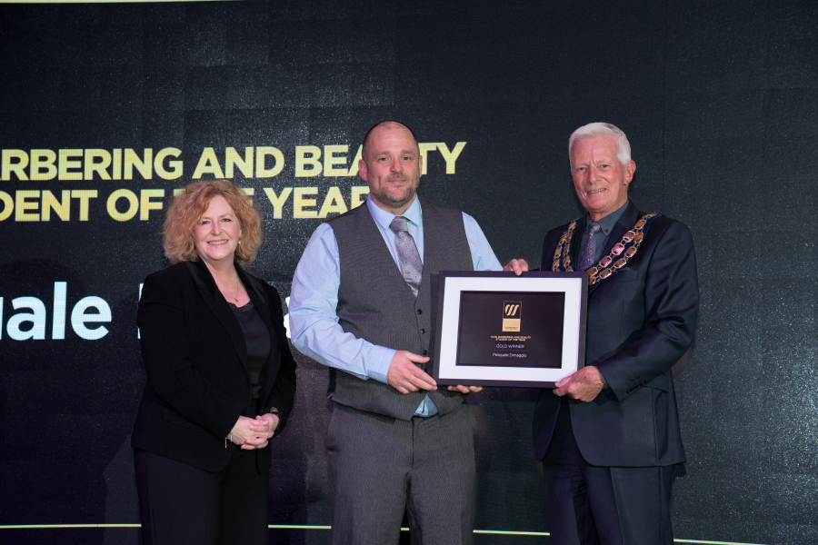 Pasquale collecting award